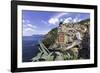 Clifftop Village of Riomaggiore, Cinque Terre, UNESCO World Heritage Site, Liguria, Italy, Europe-Gavin Hellier-Framed Photographic Print