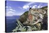 Clifftop Village of Riomaggiore, Cinque Terre, UNESCO World Heritage Site, Liguria, Italy, Europe-Gavin Hellier-Stretched Canvas