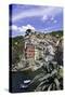 Clifftop Village of Riomaggiore, Cinque Terre, UNESCO World Heritage Site, Liguria, Italy, Europe-Gavin Hellier-Stretched Canvas