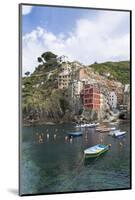 Clifftop Village of Riomaggiore, Cinque Terre, UNESCO World Heritage Site, Liguria, Italy, Europe-Gavin Hellier-Mounted Photographic Print