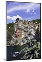 Clifftop Village of Riomaggiore, Cinque Terre, UNESCO World Heritage Site, Liguria, Italy, Europe-Gavin Hellier-Mounted Photographic Print