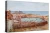 Clifton Bathing Pool, Cliftonville-Alfred Robert Quinton-Stretched Canvas