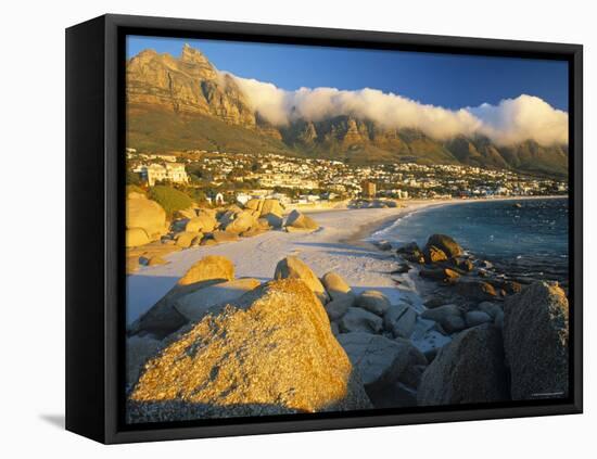 Clifton Bay and Beach, Cape Town, South Africa-Peter Adams-Framed Stretched Canvas