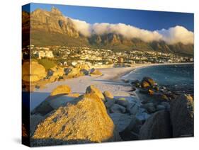 Clifton Bay and Beach, Cape Town, South Africa-Peter Adams-Stretched Canvas