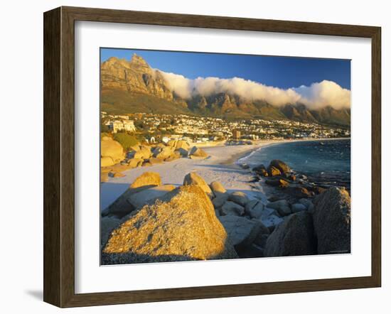 Clifton Bay and Beach, Cape Town, South Africa-Peter Adams-Framed Photographic Print