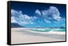 Clifton Beach, Cape Town, South Africa, Paradise Beach, Luxury Tropical Resort, Panoramic Seascape,-Anna Omelchenko-Framed Stretched Canvas