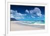 Clifton Beach, Cape Town, South Africa, Paradise Beach, Luxury Tropical Resort, Panoramic Seascape,-Anna Omelchenko-Framed Photographic Print