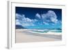 Clifton Beach, Cape Town, South Africa, Paradise Beach, Luxury Tropical Resort, Panoramic Seascape,-Anna Omelchenko-Framed Photographic Print