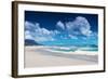 Clifton Beach, Cape Town, South Africa, Paradise Beach, Luxury Tropical Resort, Panoramic Seascape,-Anna Omelchenko-Framed Photographic Print