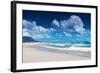 Clifton Beach, Cape Town, South Africa, Paradise Beach, Luxury Tropical Resort, Panoramic Seascape,-Anna Omelchenko-Framed Photographic Print