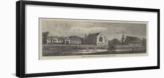 Clifton College, with the Guthrie Memorial Chapel-null-Framed Giclee Print