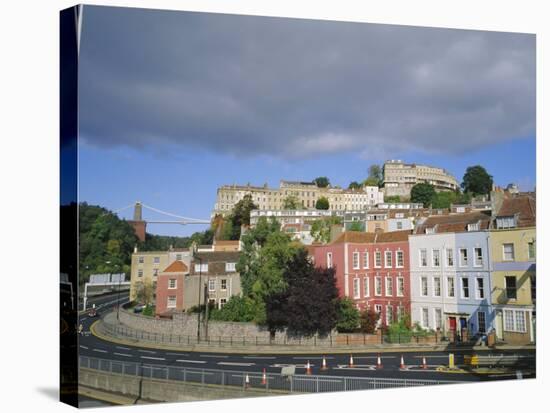 Clifton from Hotwells, Bristol, England, UK-Rob Cousins-Stretched Canvas