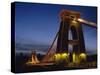 Clifton Suspension Bridge, Bristol, Avon, England, UK, Europe-Charles Bowman-Stretched Canvas