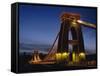 Clifton Suspension Bridge, Bristol, Avon, England, UK, Europe-Charles Bowman-Framed Stretched Canvas