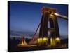 Clifton Suspension Bridge, Bristol, Avon, England, UK, Europe-Charles Bowman-Stretched Canvas