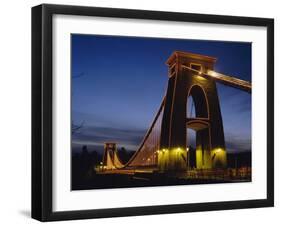 Clifton Suspension Bridge, Bristol, Avon, England, UK, Europe-Charles Bowman-Framed Photographic Print