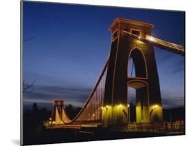 Clifton Suspension Bridge, Bristol, Avon, England, UK, Europe-Charles Bowman-Mounted Photographic Print