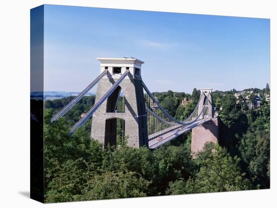 Clifton Suspension Bridge, Bristol, Avon, England, United Kingdom-Chris Nicholson-Stretched Canvas