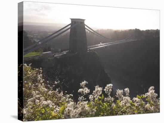 Clifton Suspension Bridge, Bristol, England, United Kingdom-Charles Bowman-Stretched Canvas