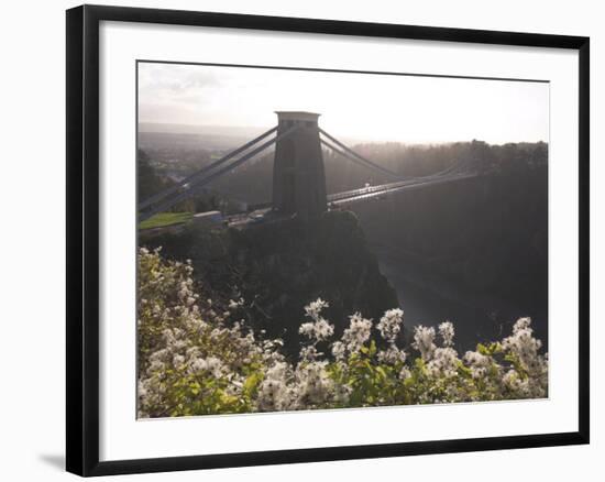 Clifton Suspension Bridge, Bristol, England, United Kingdom-Charles Bowman-Framed Photographic Print