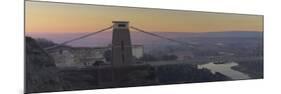 Clifton Suspension Bridge, Dawn, December-Tom Hughes-Mounted Giclee Print