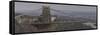 Clifton Suspension Bridge, Overcast, February-Tom Hughes-Framed Stretched Canvas