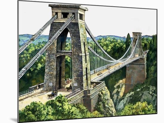 Clifton Suspension Bridge-null-Mounted Giclee Print