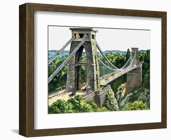 Clifton Suspension Bridge-null-Framed Giclee Print