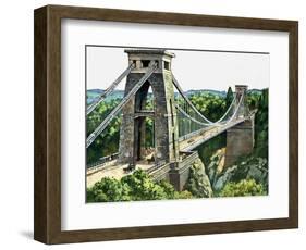 Clifton Suspension Bridge-null-Framed Giclee Print