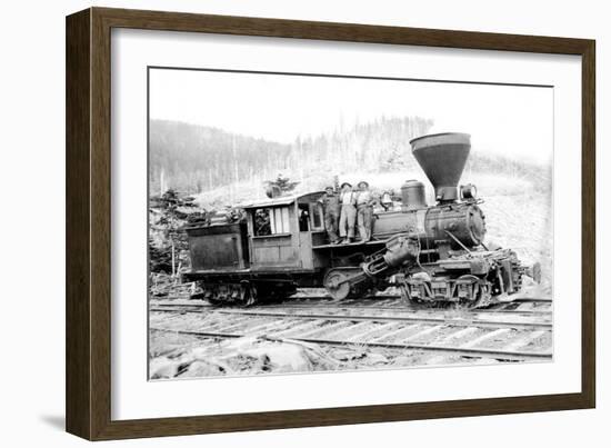 Climax: The Engine That Could-Clark Kinsey-Framed Art Print