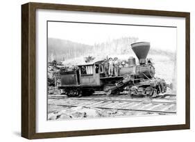 Climax: The Engine That Could-Clark Kinsey-Framed Art Print