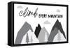 Climb Every Mountain-Jennifer McCully-Framed Stretched Canvas