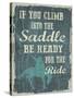 Climb in the Saddle-Erin Clark-Stretched Canvas
