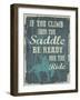 Climb in the Saddle-Erin Clark-Framed Giclee Print
