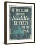 Climb in the Saddle-Erin Clark-Framed Giclee Print