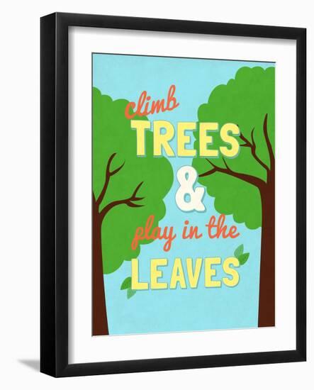 Climb Trees-SD Graphics Studio-Framed Art Print