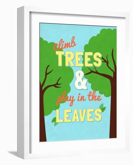 Climb Trees-SD Graphics Studio-Framed Art Print