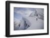 Climber Approaching a Peak in Western Montana, Rocky Mountains, Lake County-Steven Gnam-Framed Photographic Print