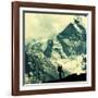 Climber in Himalayan Mountain,Ama Dablan,Nepal-Andrushko Galyna-Framed Photographic Print