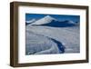 Climber on a Wind Swept Ridge; Rocky Mountains, Montana-Steven Gnam-Framed Photographic Print