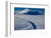 Climber on a Wind Swept Ridge; Rocky Mountains, Montana-Steven Gnam-Framed Photographic Print