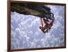 Climber on Edge of Rock, USA-Michael Brown-Framed Premium Photographic Print