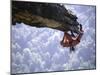 Climber on Edge of Rock, USA-Michael Brown-Mounted Premium Photographic Print
