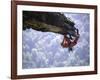 Climber on Edge of Rock, USA-Michael Brown-Framed Photographic Print