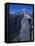 Climber on the Summit of a Rock Tower, Chile-Pablo Sandor-Framed Stretched Canvas