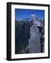 Climber on the Summit of a Rock Tower, Chile-Pablo Sandor-Framed Photographic Print