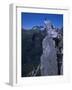 Climber on the Summit of a Rock Tower, Chile-Pablo Sandor-Framed Photographic Print