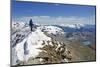 Climber on the Summit of the Matterhorn, 4478M, Zermatt, Valais, Swiss Alps, Switzerland, Europe-Christian Kober-Mounted Photographic Print