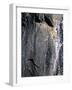 Climber Perched on Large Rock Wall, Madagascar-Michael Brown-Framed Photographic Print