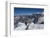 Climbers approaching the Tunnel to the Aiguile du Midi, 3842m, Graian Alps, Chamonix, Haute Savoie,-James Emmerson-Framed Photographic Print